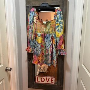 Farm rio Summer Tapestry Mini Dress FarmRio